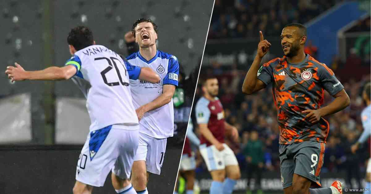 Halve finales Conference League: tiental Club Brugge met Meijer in slotfase onderuit, pijnlijke nederlaag Villa