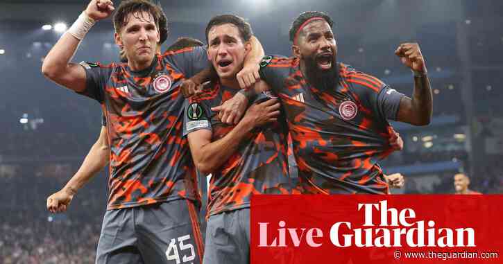 Aston Villa 2-4 Olympiakos: Europa Conference League semi-final, first leg – live