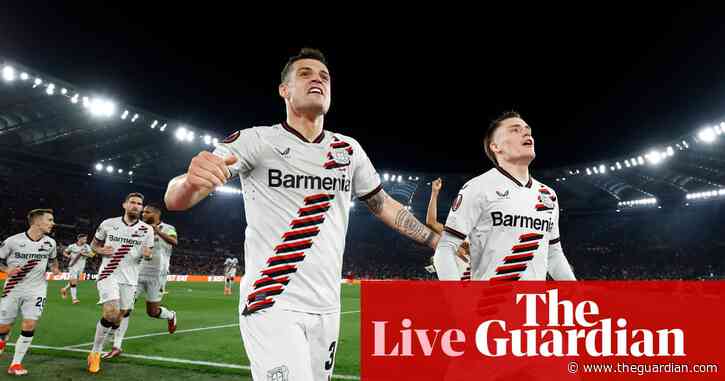 Roma 0-2 Bayer Leverkusen: Europa League semi-final, first leg – as it happened