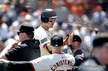A visit from ‘Papa Yaz’ and a home run makes for a memorable day for Giants OF Mike Yastrzemski