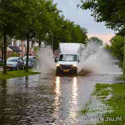 Tot vrijdagochtend code geel voor wateroverlast in Limburg en Noord-Brabant