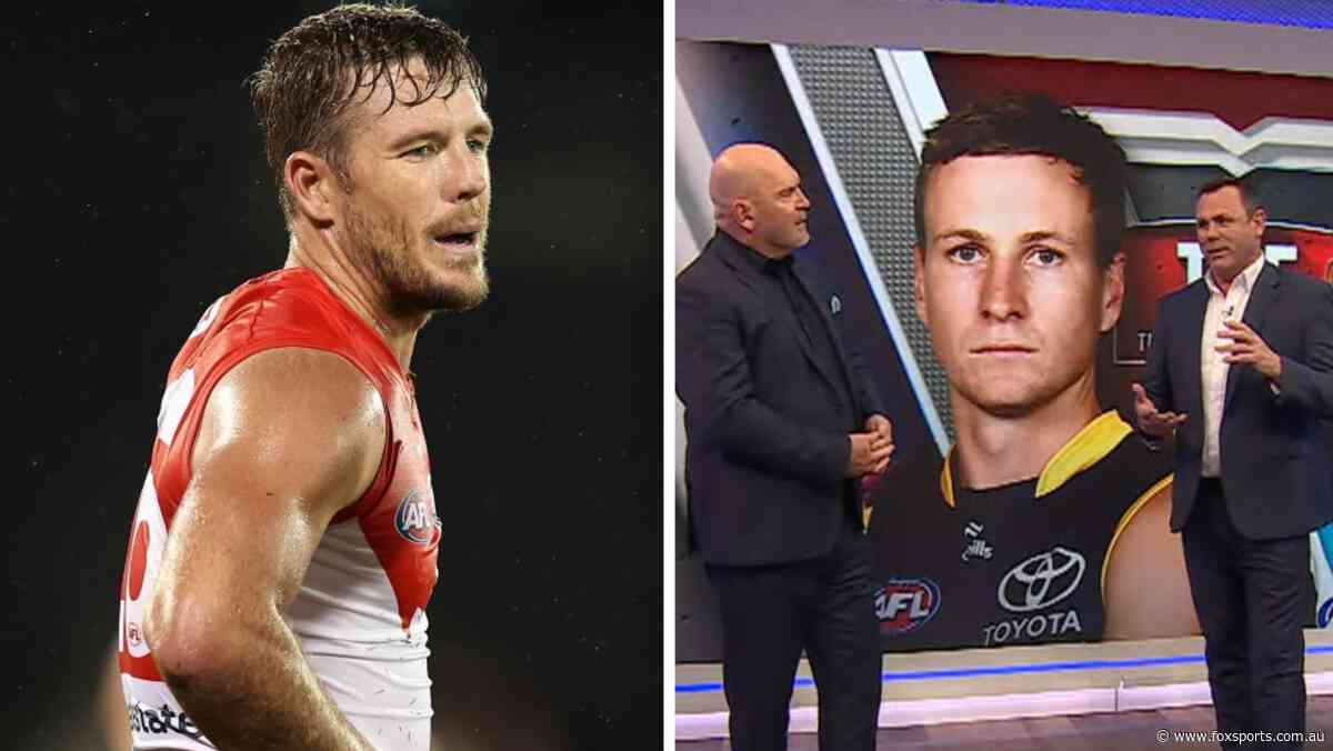 ‘Give us a spell!’ Greats clash over Swans champ’s ‘grey area’ snub