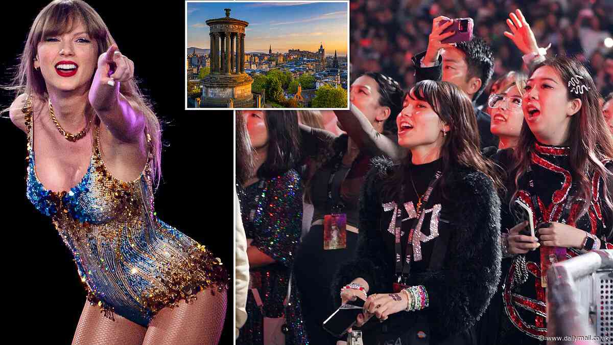 Taylor Swift fans face being charged £1,600 a NIGHT for hotels during the pop superstar's concerts in Edinburgh