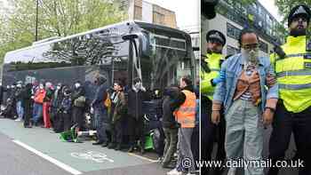 How the protesters of Peckham turned one migrant coach trip into a political farce on wheels