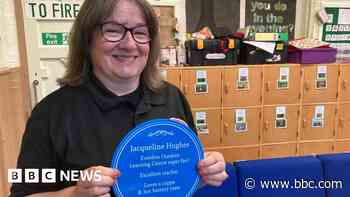 Field centre 'super fan' receives special blue plaque