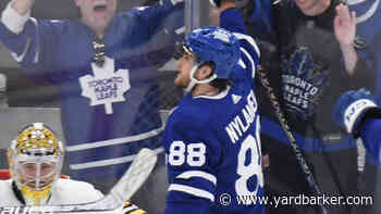 Watch: William Nylander gives Leafs a 1-0 lead over Bruins