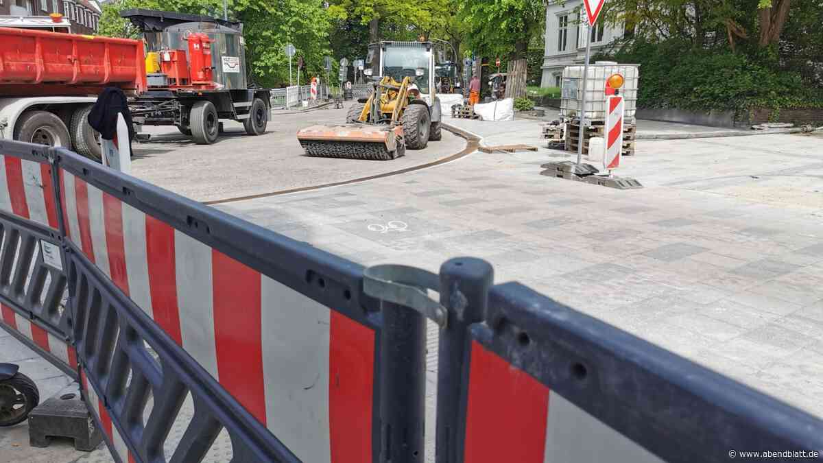 Endspurt: Chrysanderstraße bald für den Verkehr wieder frei