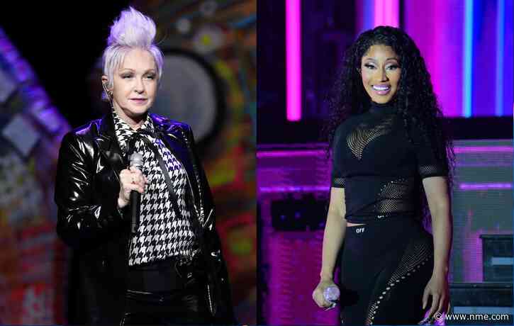Watch Cyndi Lauper join Nicki Minaj for ‘Pink Friday Girls’ in Brooklyn