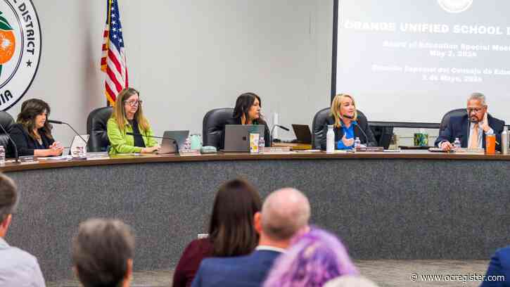 Orange Unified picks 2 new trustees to fill recall vacancies on the board