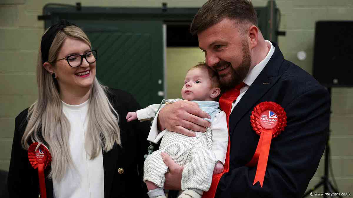 Rishi takes a beating: Labour storms Red Wall seat of Blackpool South in by-election - with Tories barely edging Reform into third - as Sunak faces council bloodbath including British Army home Rushmoor