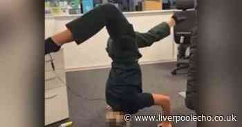 Ambulance bosses 'disappointed' over social media video of woman 'doing headstand at work'