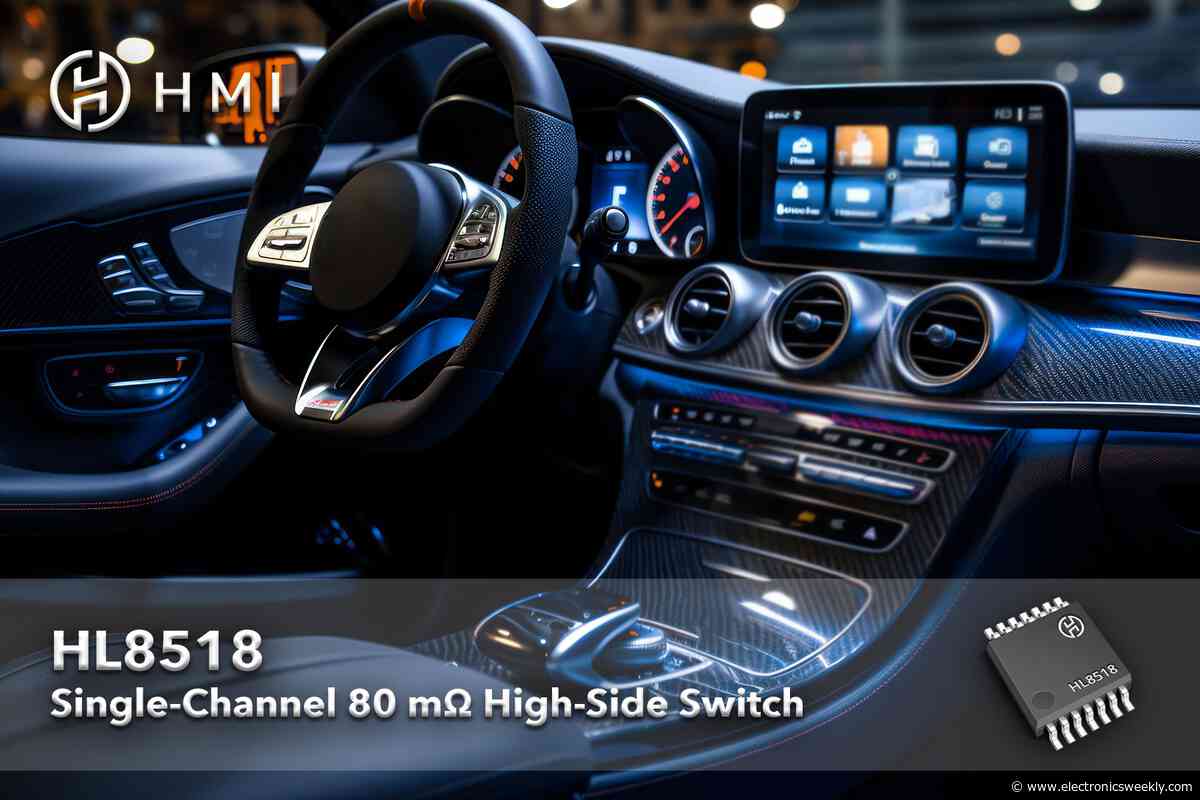 Single-channel 80 mΩ high-side switch for automotive