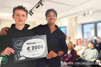 Studiebureau SBE bekroont winnaars ‘Student Challenge’ met cheque van 2.000 euro