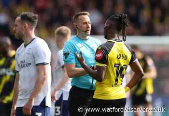 James Bell referee for Watford's trip to Middlesbrough