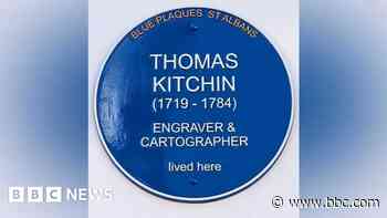 Blue plaque honours 'prolific' royal mapmaker