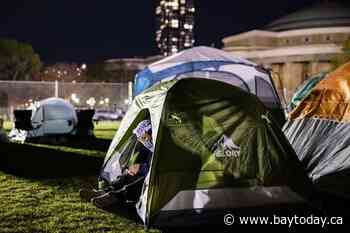 Pro-Palestine encampment remains at University of Toronto despite safety concerns