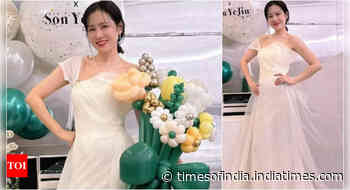 Son Ye-jin decks up in a stunning bridal gown