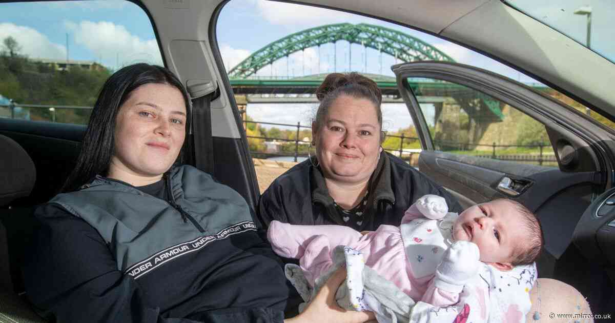 Mum gives birth in front seat of car after getting stuck in traffic on Sunderland bridge