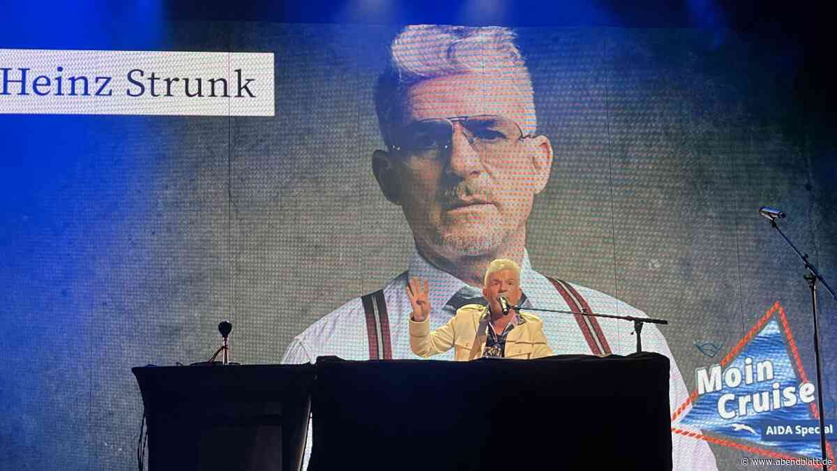 Heinz Strunk singt auf Kreuzfahrt – Gäste verlassen den Saal