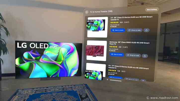 Best Buy App for Vision Pro Lets You Preview Products at Scale in Your Home