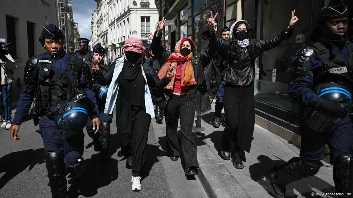 Nahost-Liveblog: ++ Polizei löst Sitzblockade an Pariser Uni auf ++
