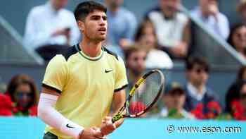 Alcaraz out of Italian Open due to arm injury
