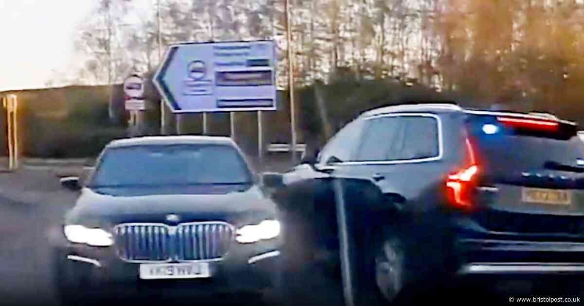 Police send BMW driver spinning after 100mph pursuit