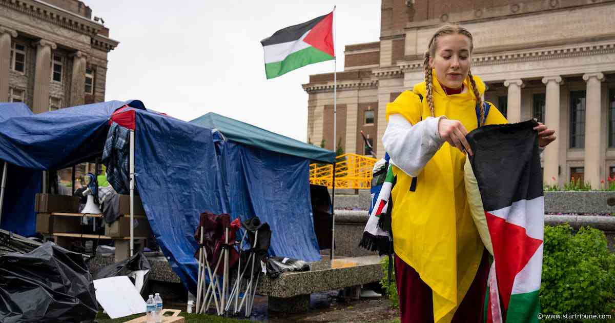 Protesters pack up pro-Palestinian encampment at University of Minnesota campus