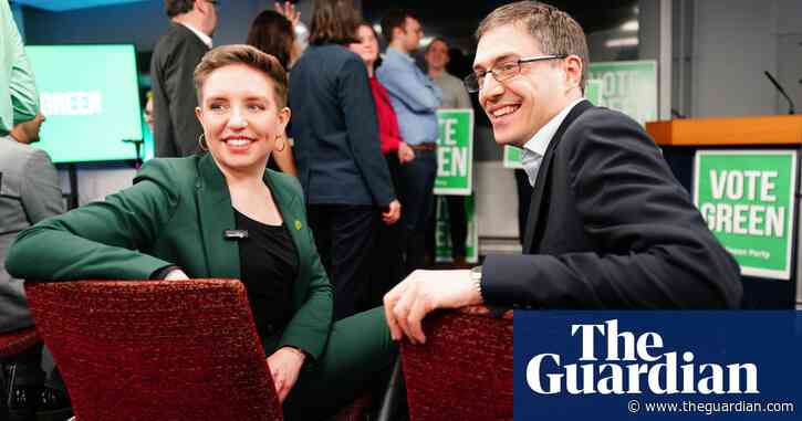 Green party celebrates ‘really encouraging results’ in England’s local elections
