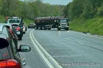 Stupid lorry driver risks lives with U-turn on deadly West Country bypass