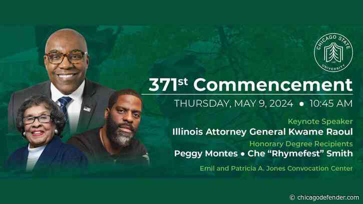 CSU’s 371st Commencement Features AG Raoul as Keynote Speaker, Honors Montes and Rhymefest