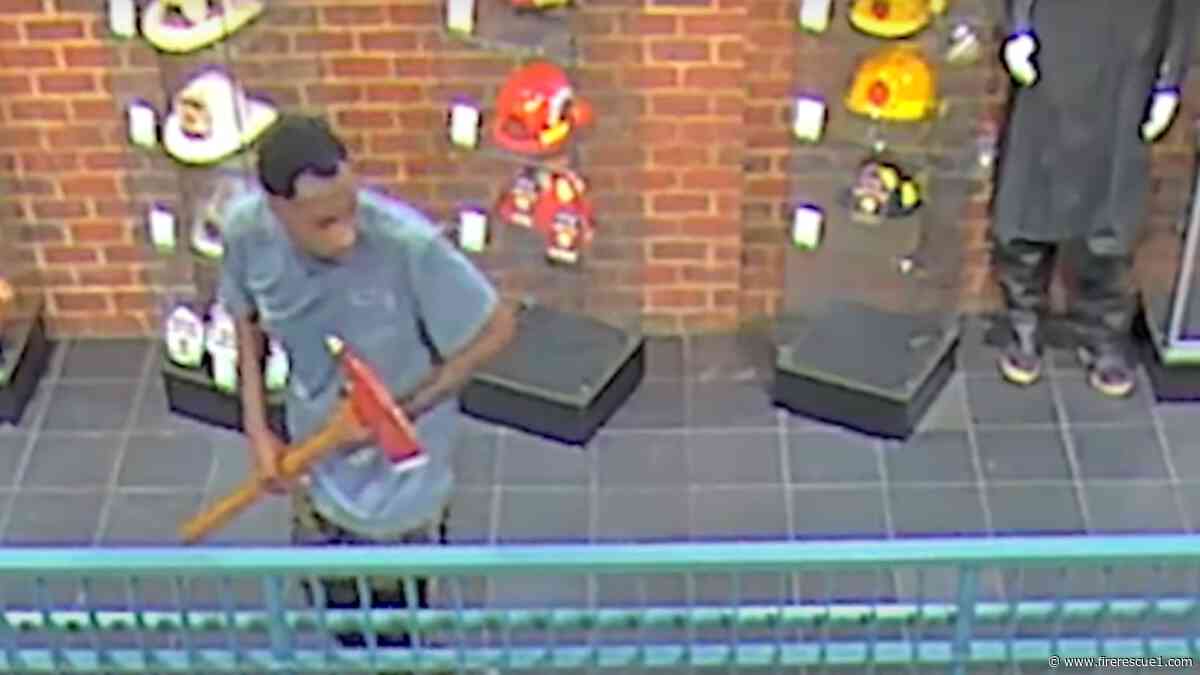 Video shows man damaging antiques inside Ga. firehouse, museum