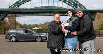 Mum-of-two forced to give birth in her car while stuck in traffic on the way to hospital