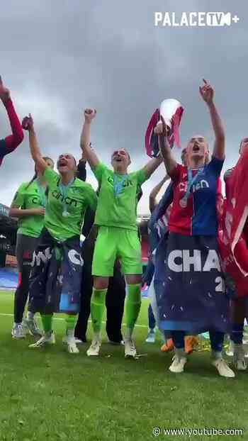 Guess where we're going 👆| CPFC women win promotion to the WSL #crystalpalace #womensfootball #wsl