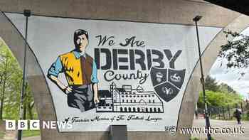 Artist paints Derby County mural in one day