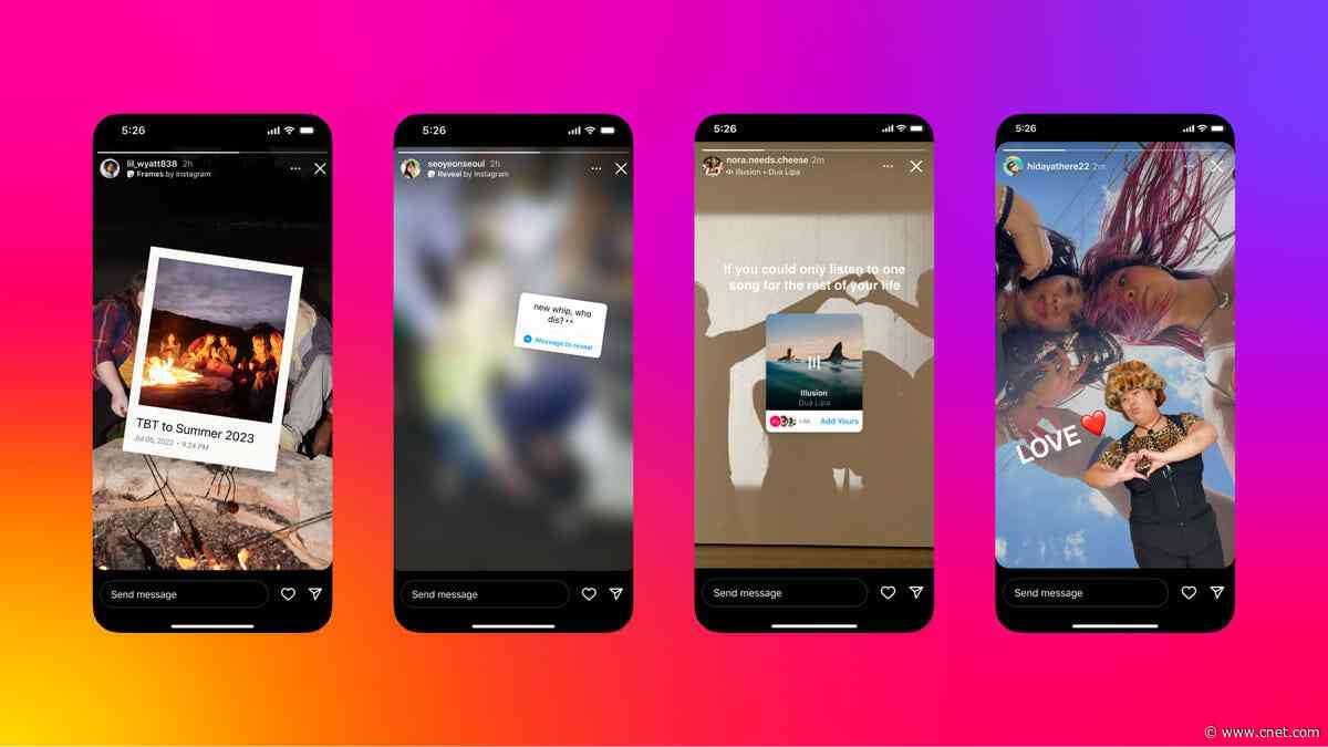 Check Out Instagram's 4 Newest Stories and Reels Features Now     - CNET