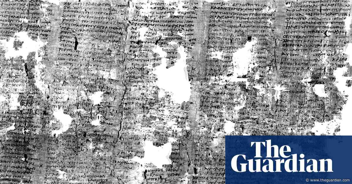 ‘Second renaissance’: tech uncovers ancient scroll secrets of Plato and co
