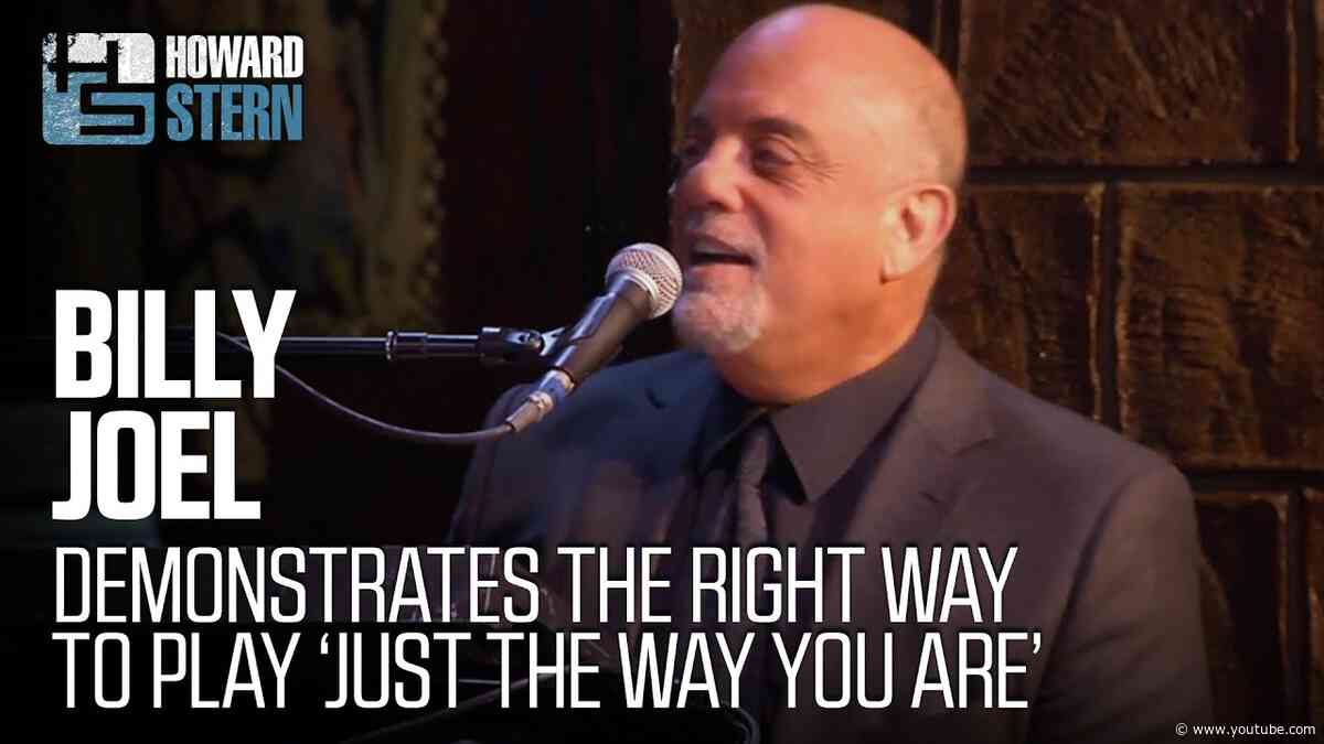 Billy Joel Points Out the Mistake That Others Do When Playing “Just the Way You Are” (2014)