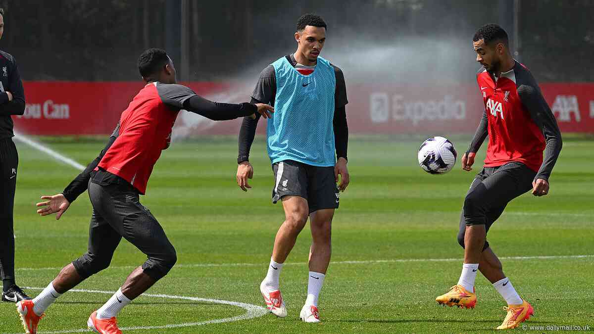 'Where's the f****** intensity?': Liverpool training clip goes viral on social media as fans insist the club are 'all checked out' after falling out of the title race in recent slump