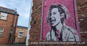 Girls Aloud star Sarah Harding honoured in 'absolutely mint' mural in Greater Manchester town where she grew up