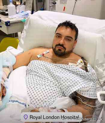 Hainault sword attack victim opens up on 'long road ahead' from hospital as he thanks NHS for saving his life