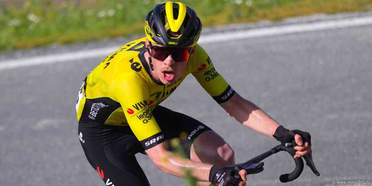 Net niet voor Darren van Bekkum (Visma | Lease a Bike Development) in rit drie Ronde de l’Isard