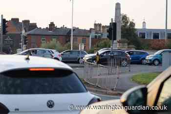Heavy traffic in Warrington town centre ahead of bank holiday weekend