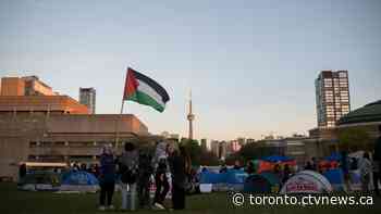 Pro-Palestinian encampment remains at University of Toronto despite safety concerns