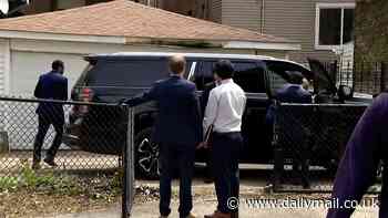 Chicago Mayor runs away from reporters to get into chauffeured car after prayer event