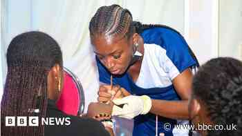 Nigerian paints nails for three days in world record bid