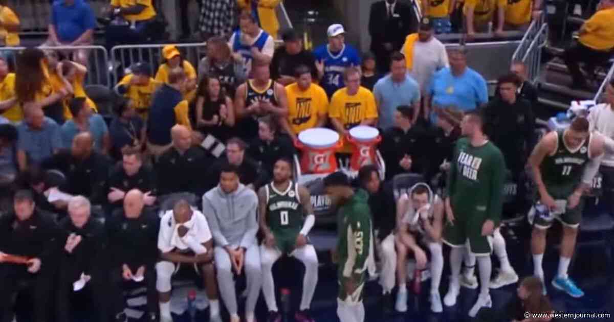 NBA Star Caught on Camera Viciously Pelting Opposing Fans During Playoff Loss: 'He's Gonna Get Suspended'