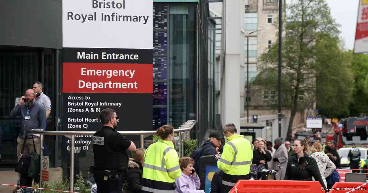 Bristol hospital patients forced to flee 'in the dark'