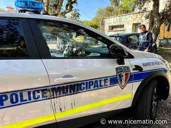 Le tagueur en série a sévi sur une voiture de police à Pégomas
