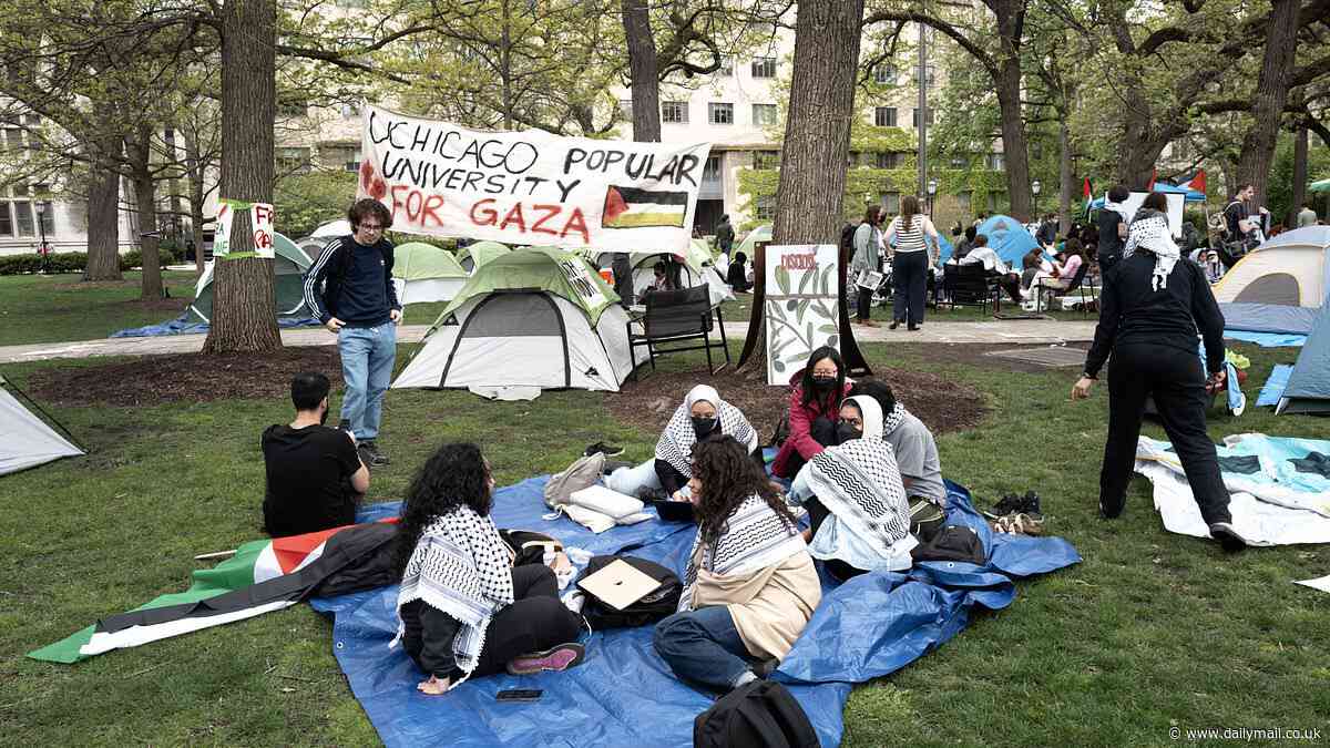 University of Chicago protestors at pro-Palestine encampment rattle off list of demands on their Instagram - including HIV tests and Plan B